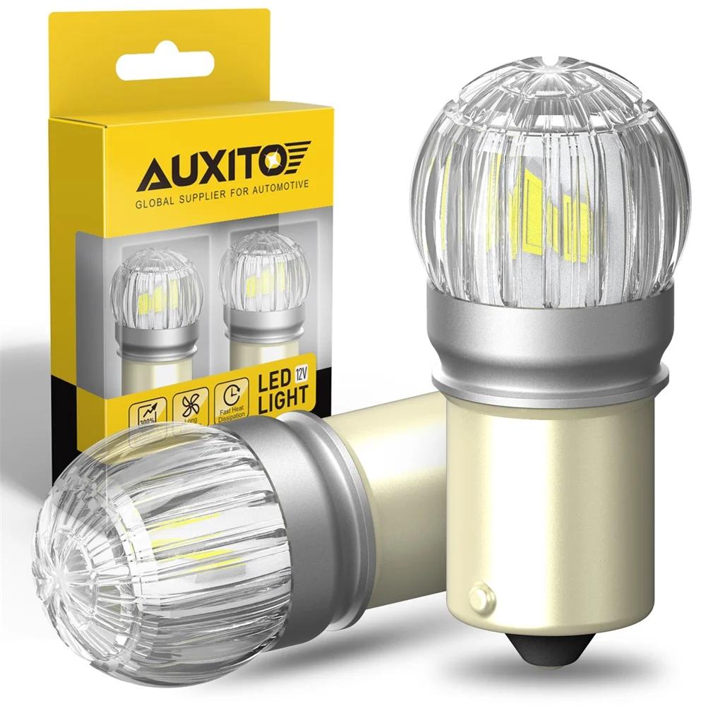 AUXITO 2Pcs 1156 BA15S P21W LED  ȣ Skoda  ְ Octavia 2 FL MK2 FL A5 2010 2011 2012 LED DRL  